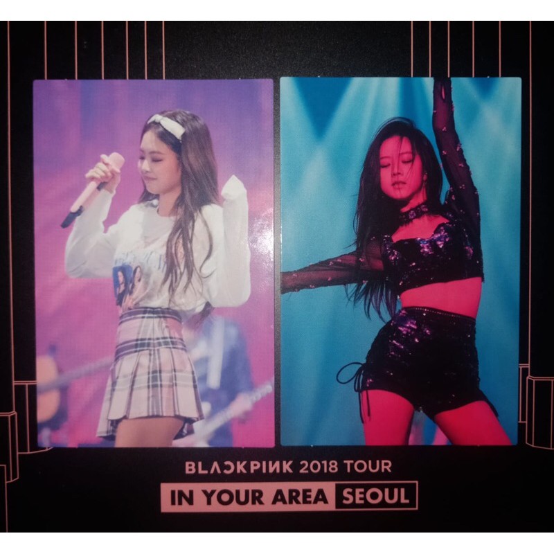 BLACKPINK PHOTOCARD  OFFICIAL 2018 IN YOUR AREA SEOUL DVD