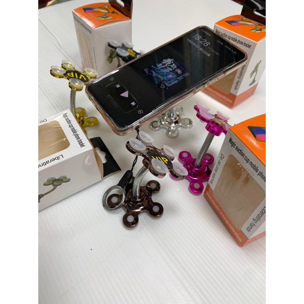 HOLDER BUNGA UNIVERSAL STAND MAGIC SUCTION CUP MOBILE PHONE BRACKET