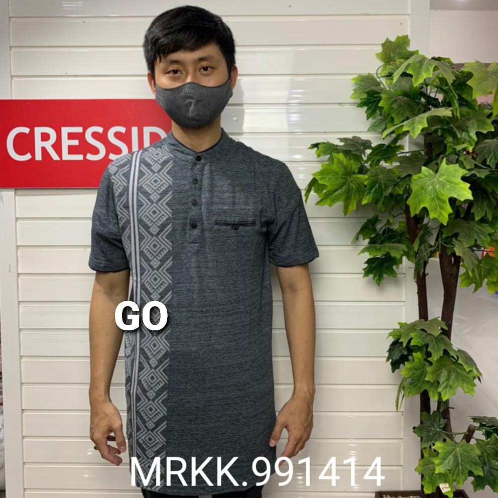 gos  KOKO KAOS CRESSIDA Baju Muslim Pria Laki-Laki Cowok Taqwa Original Turki Lengan Pendek Kekinian