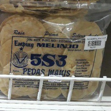 

EMPING MELINJO MENTAH 5S3 RASA PEDAS MANIS 250gr