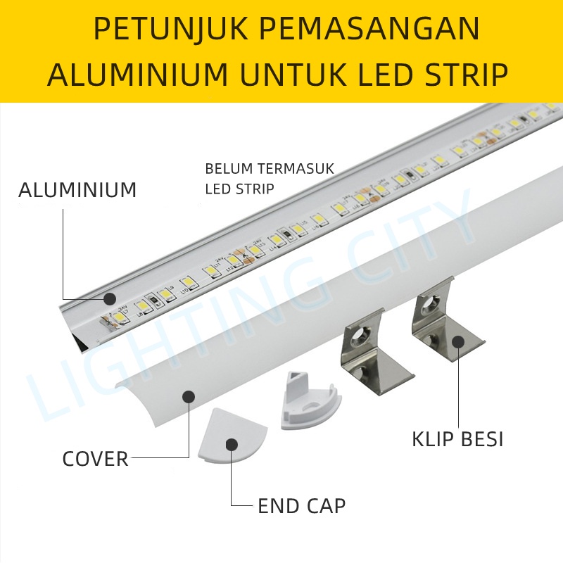 ALUMINIUM LED STRIP HOUSING LED STRIP SIKU