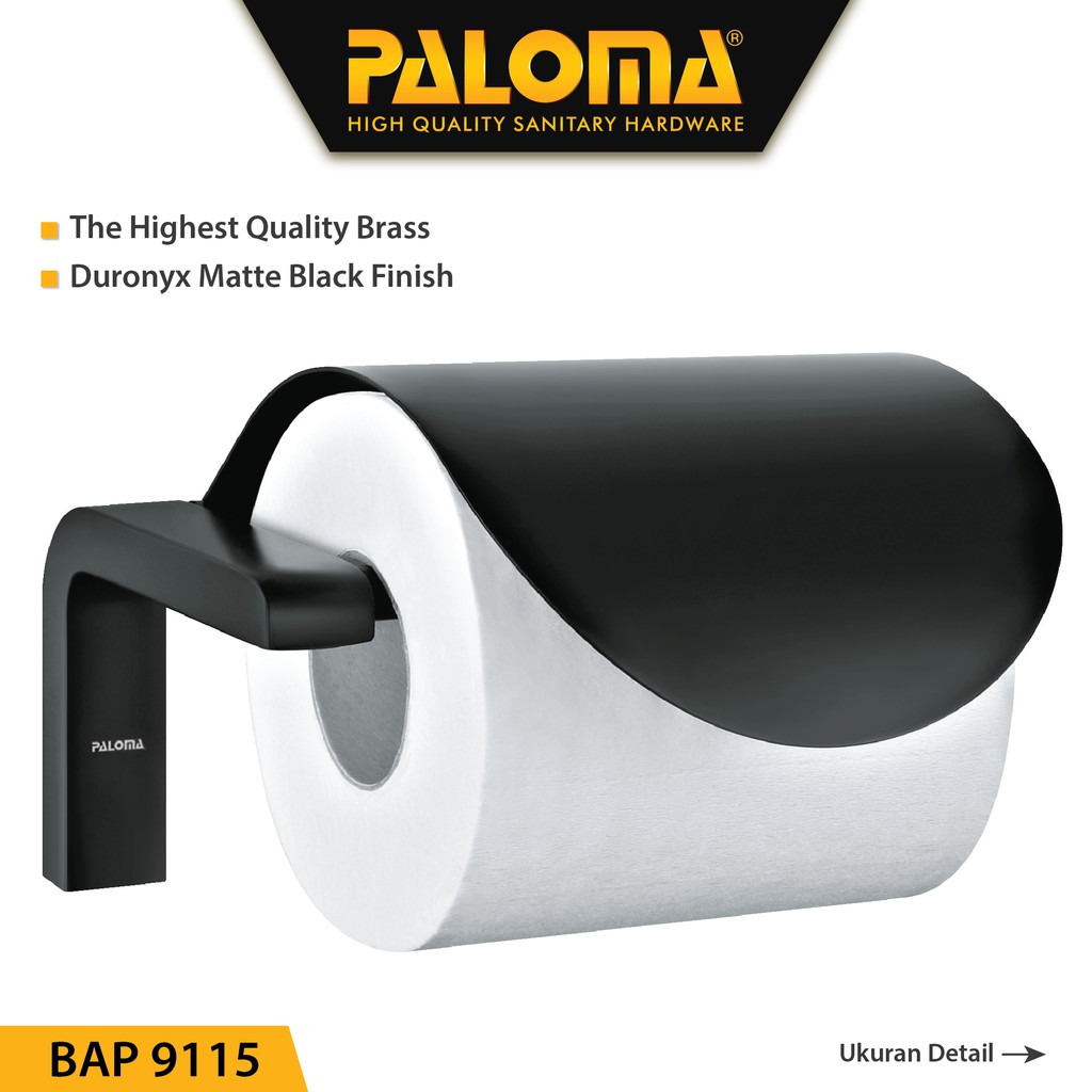PALOMA BAP 9115 Tempat Tissue Toilet Holder Tisu Gulung Roll WC Mandi