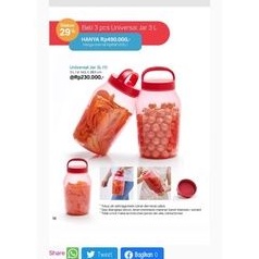 toples tupperware universal jar