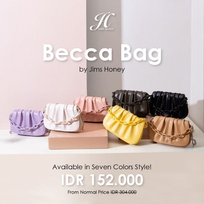 Free Box Becca Bag Jims Honey Tas Kecil Selempang Wanita