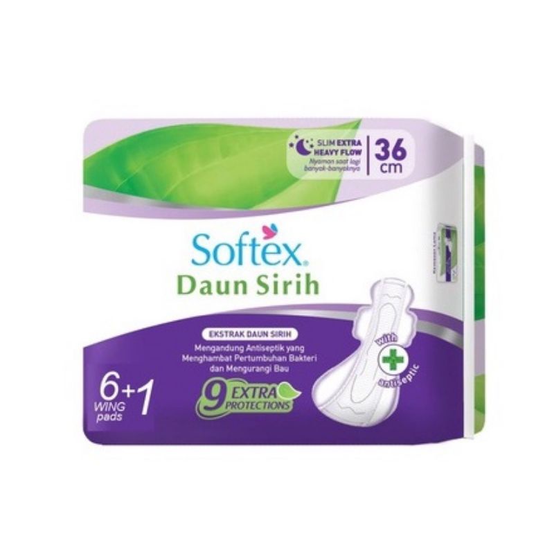 Softex Daun Sirih 36cm Wings 6+1 pads