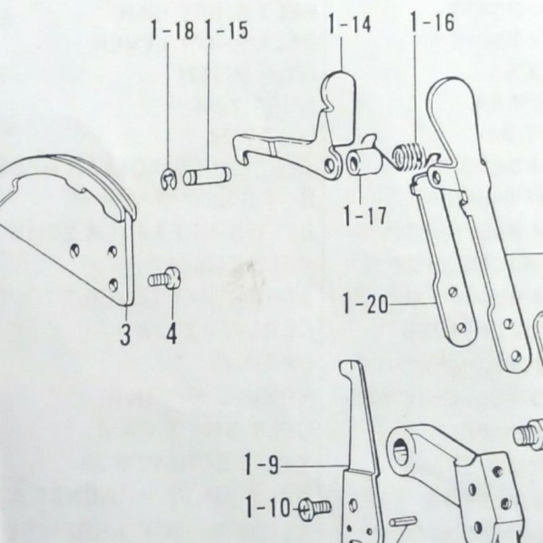 141628001 Tension Pulley Claw Mesin Lobang Kancing Brother LH4-B814