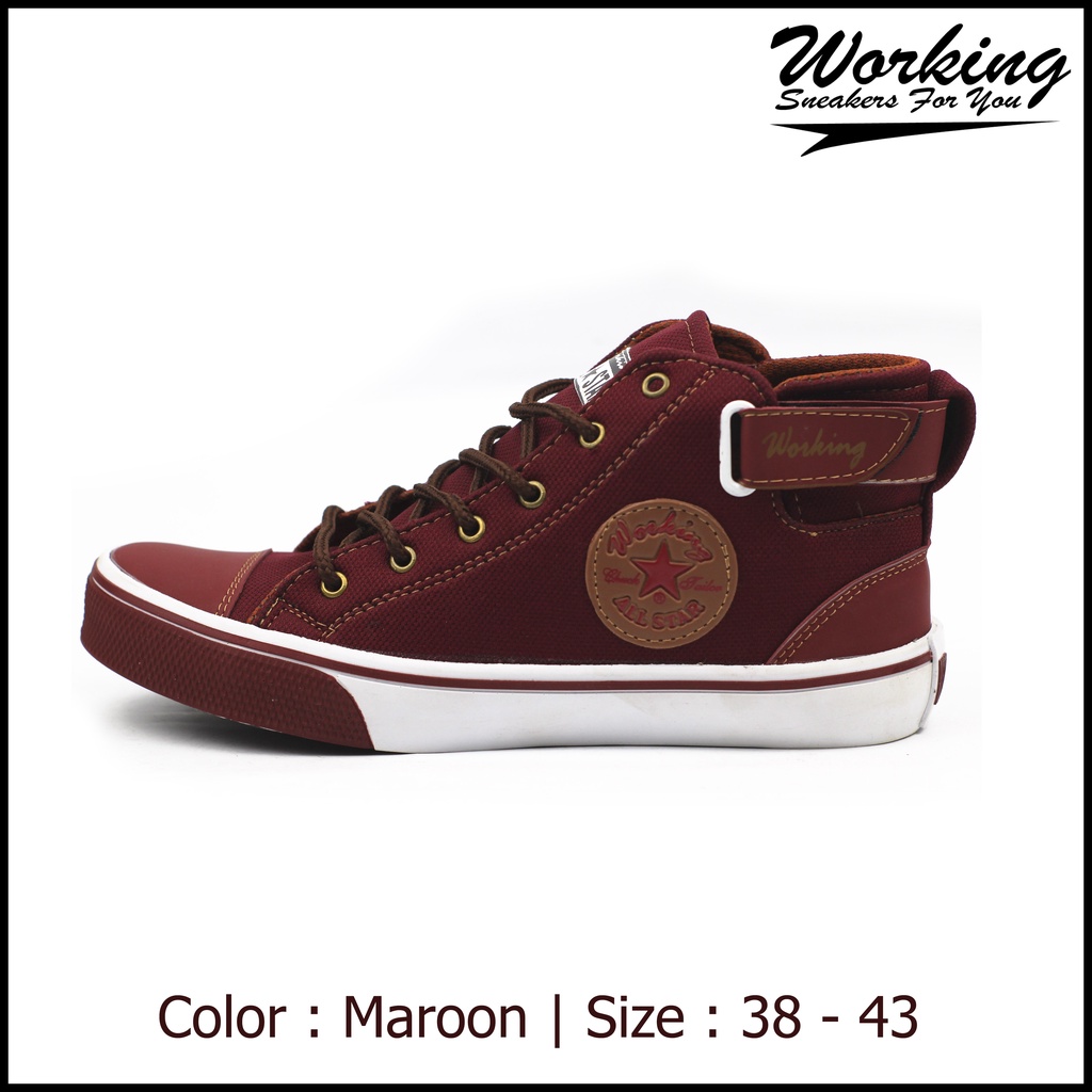 Sepatu Pria Boot Working Converse // Sepatu Sneakers Kasual