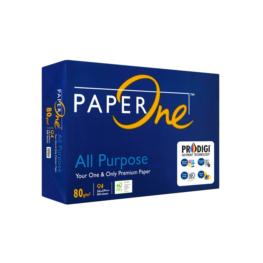 

PaperOne Kertas Fotocopy Q4 - 80 Gram