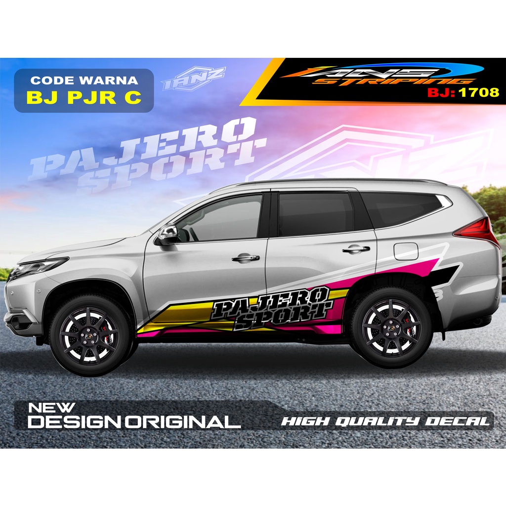 STIKER MOBIL PAJERO / STIKER MOBIL GRAND LIVINA / VARIASI STIKER PAJERO / STIKER MOBIL FORTUNER