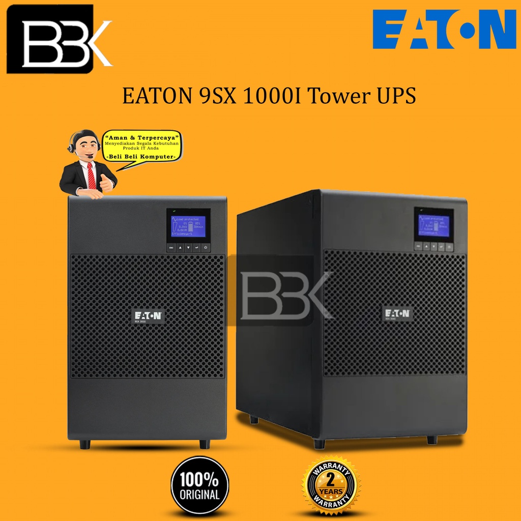 UPS Eaton 9SX1000i Tower 230V - Solusi Daya Andal untuk Peralatan Elektronik Anda