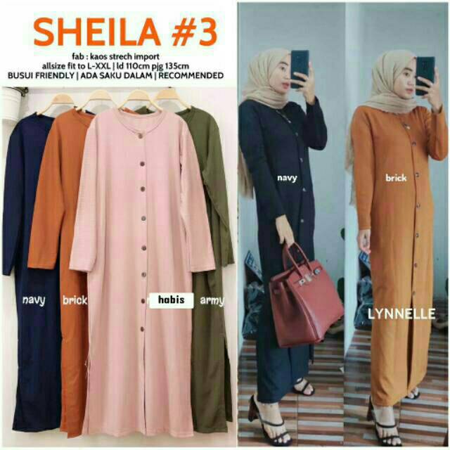 COD Gamis  Kaos  Import  SHEILA 3 VIN FATMA MAXY BY 