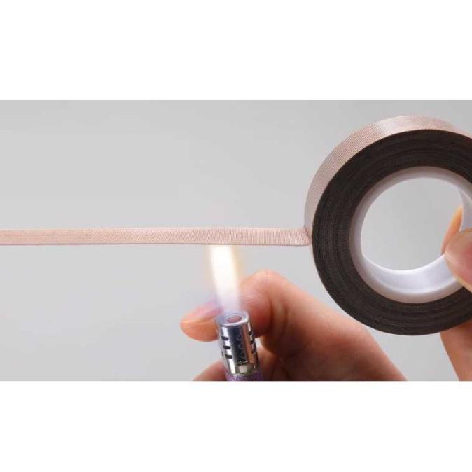 

(BISA COD) Lakban tape PTFE heat high temperature 10mx0.18mm tf10m lebar 5mm PRODUK TERBATAS Kode 592