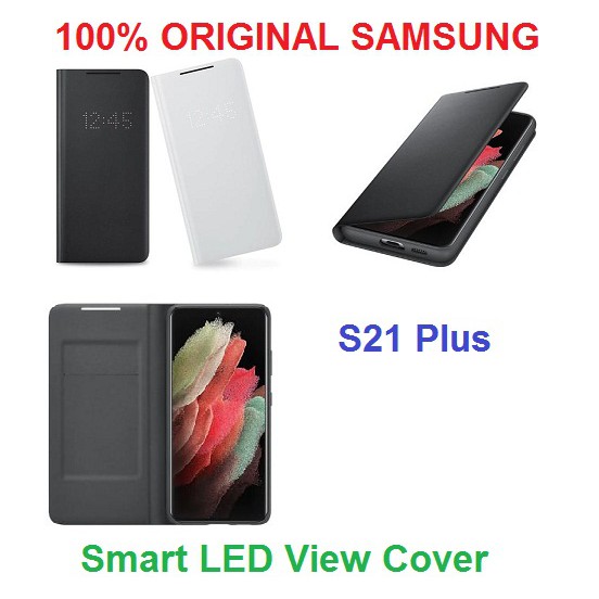 SAMSUNG Smart LED View Cover Galaxy S21+ S21 Plus Original Bisa Angkat Telfon di Cover Ada Kantong