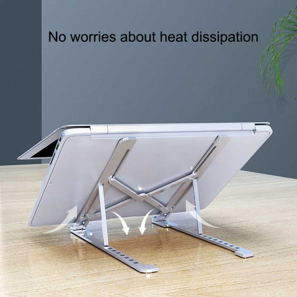 FGH Laptop Stand Aluminium Foldable Adjustable 14-17.3 Inch - P4