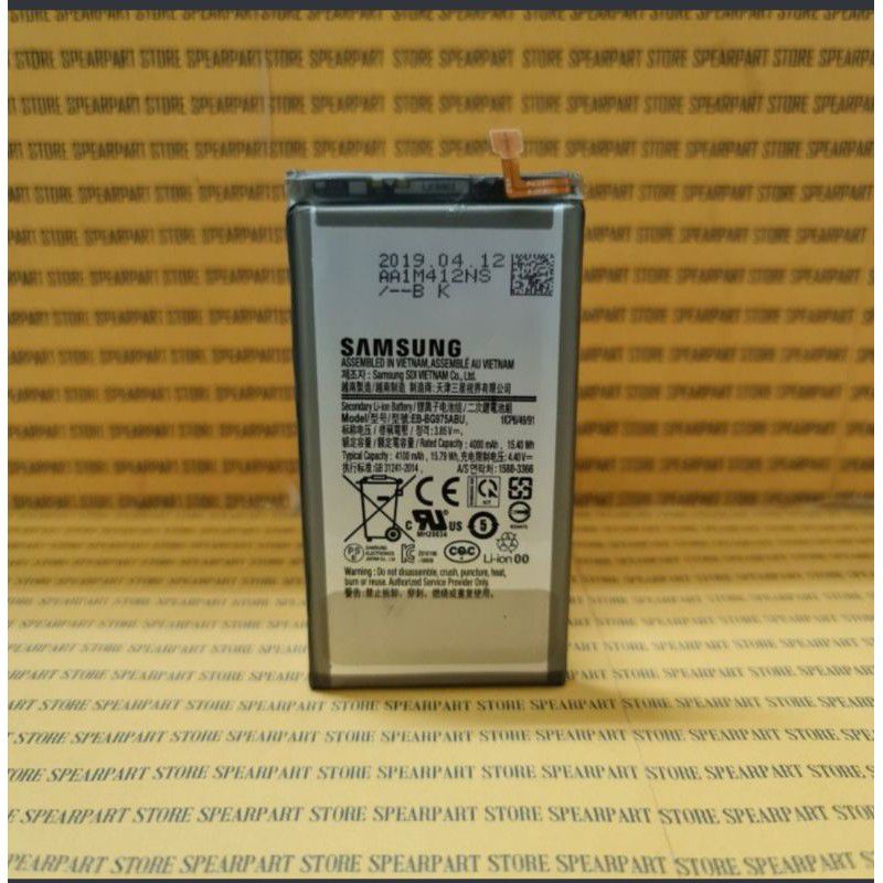 Baterai Battery Batrai Batu Batre Samsung galaxy S10+ Plus G975 Original