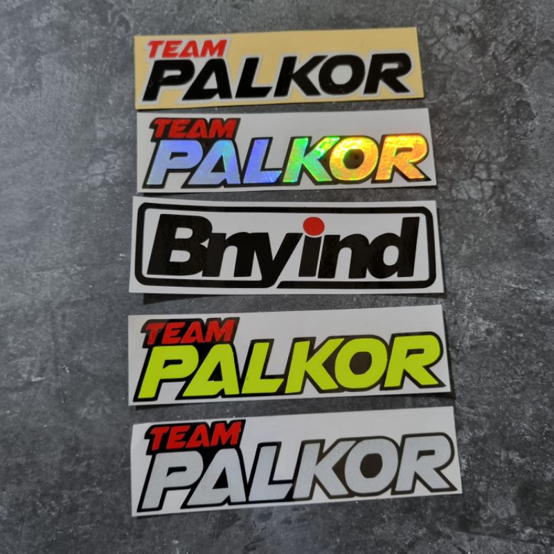 STICKER TEAM PALKOR CUTTING