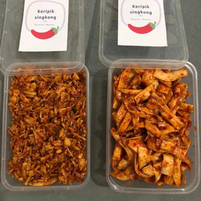 

Keripik singkong pedas manis