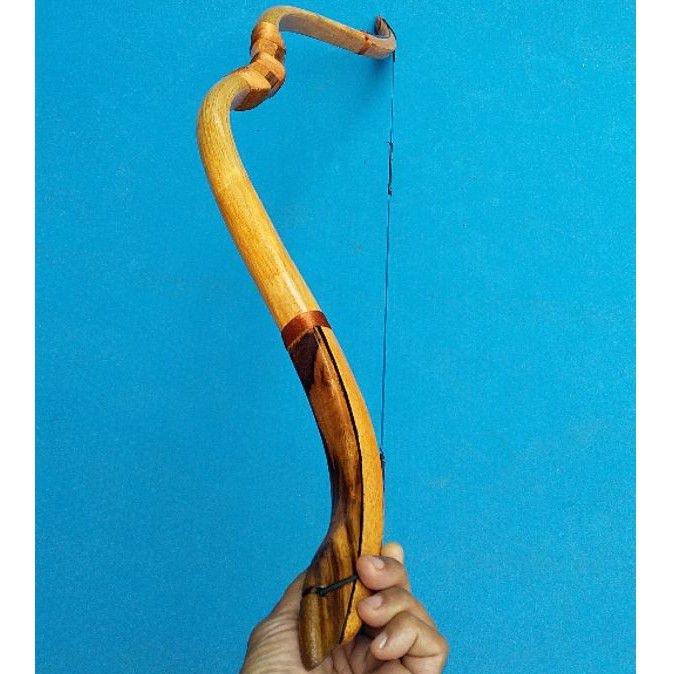 Busur panah rotan horse bow siyah laminasi