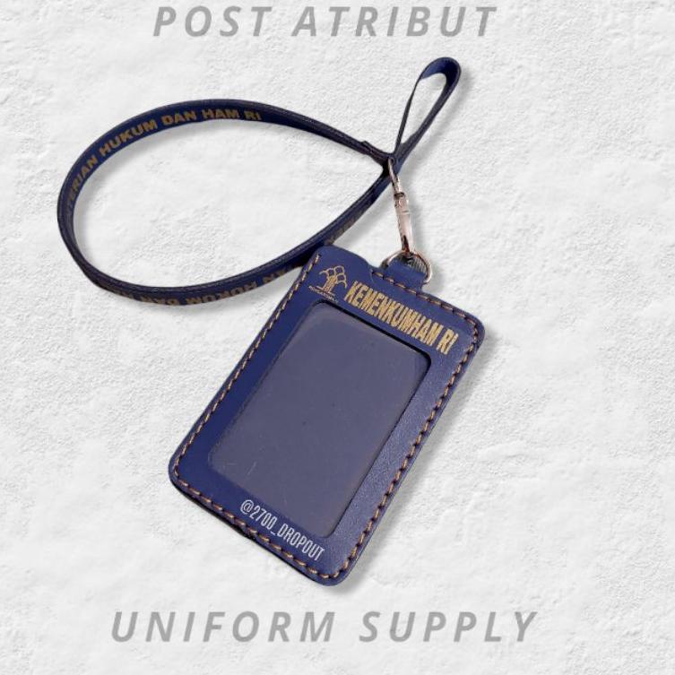 

[PRODUK YKGPL] ID Card KEMENKUMHAM Lux Kulit / Tempat ID Card Pengayoma / Atribut Kumham/ Atribut Lapas SZV