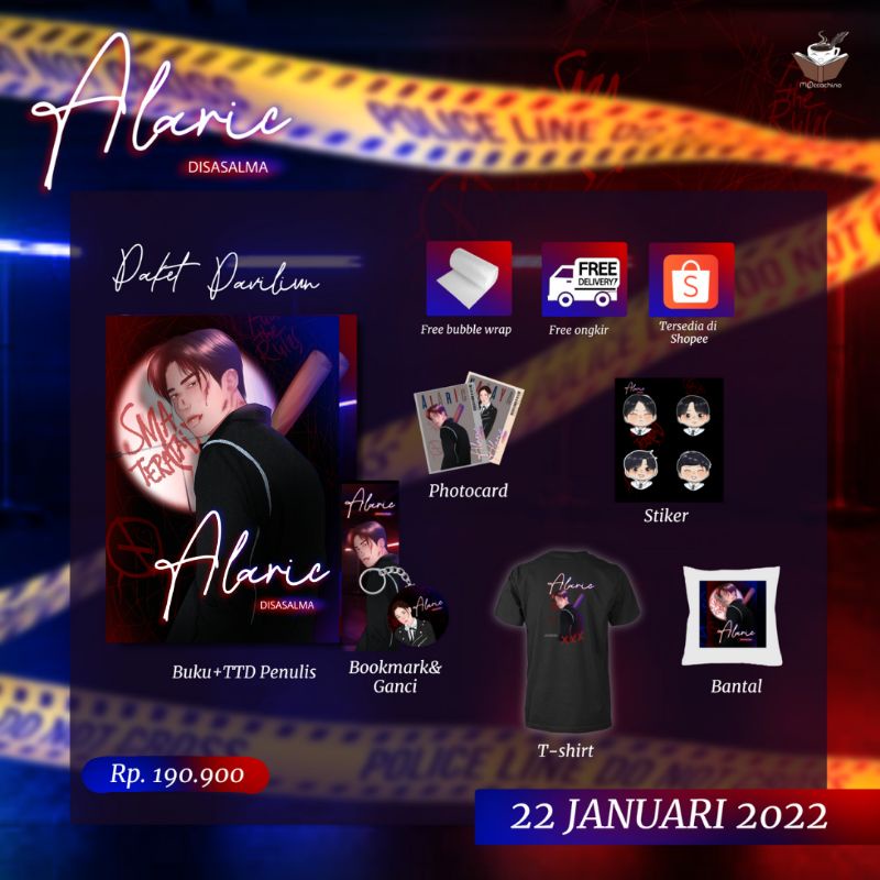 Novel Alaric (Paket Paviliun)