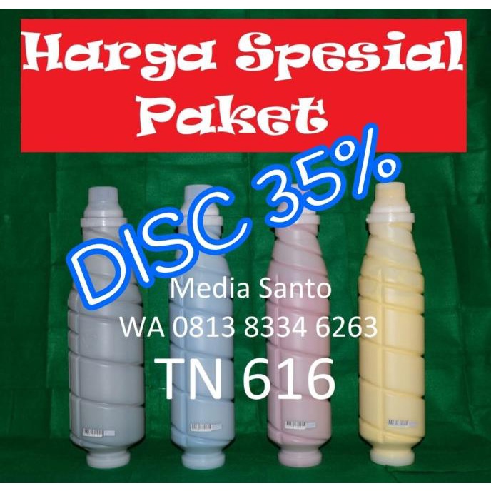 SPECIAL DISCOUNT Paket Toner Digital Printing Compatible TN 616