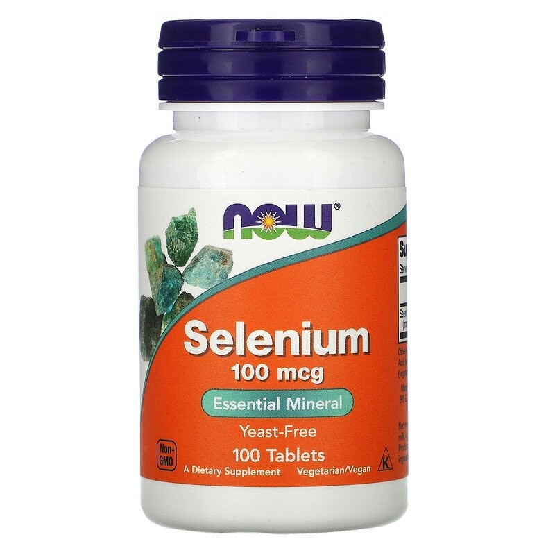 NOW FOODS Selenium 100 mcg 100 Tabs