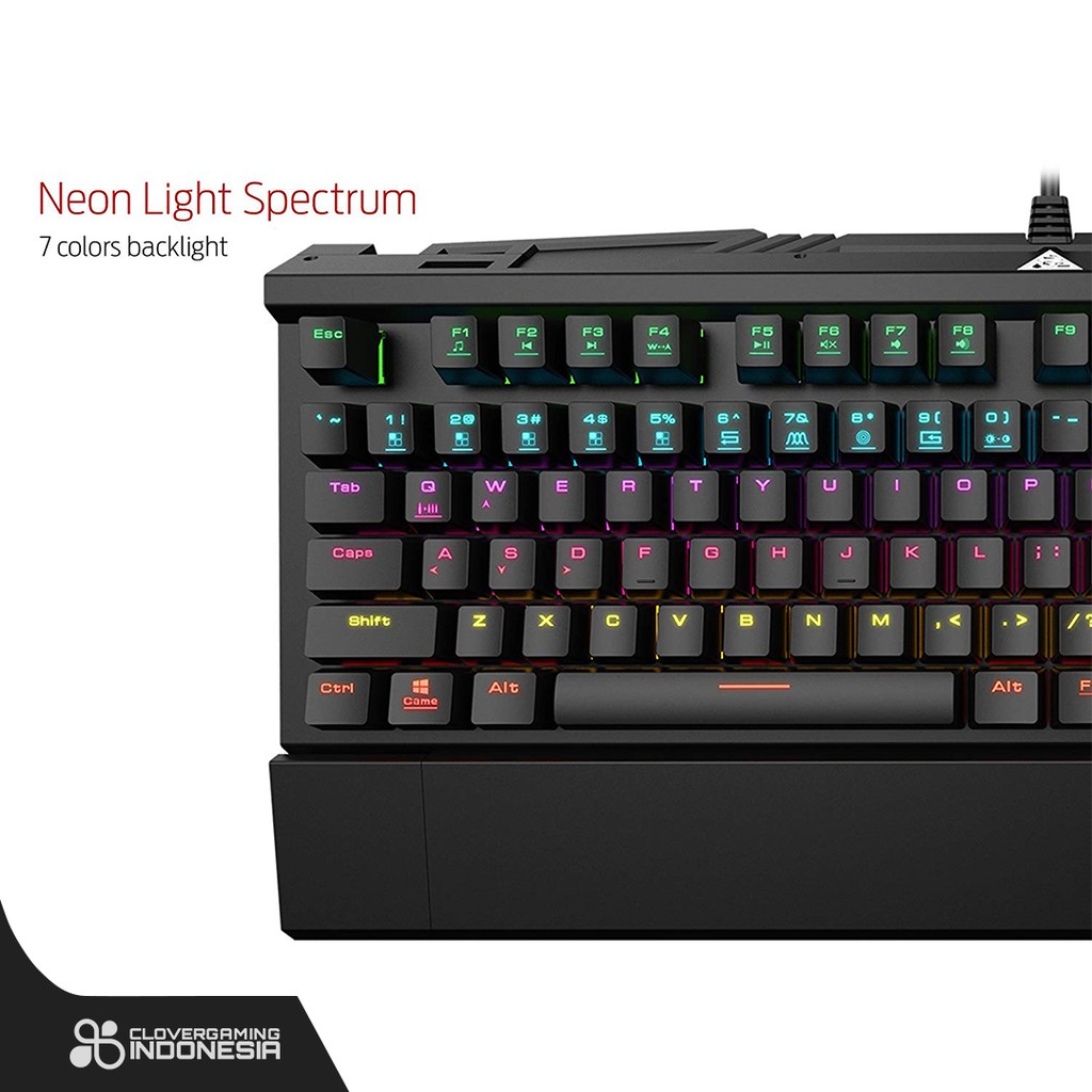 Gamdias Keyboard Hermes GKB3000 RGB - Mechanical Gaming Keyboard