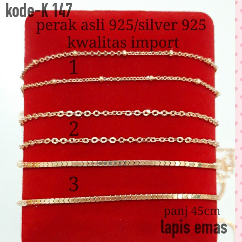KALUNG/KALUNG WANITA/KALUNG MIKA/KALUNG PERAK/PERAK LAPIS EMAS/KALUNG MURAH/KALUNG NORI/KALUNG RANTE