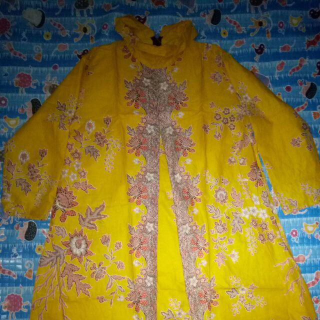 Batik Tunik Santika Pias Cibulan 3 Kekinian Seragam Kantor Muslim