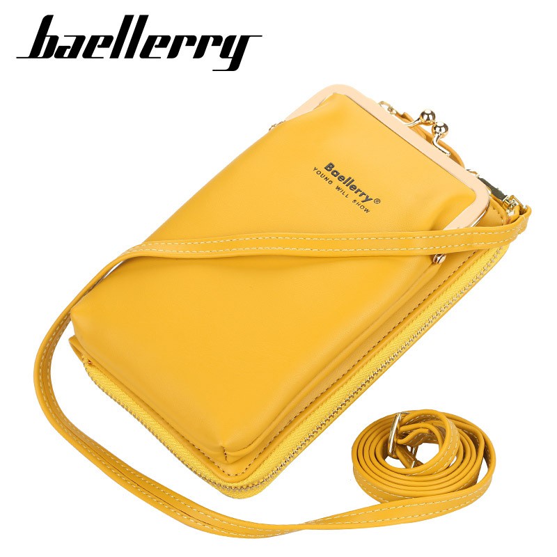 Baellerry Tas Selempang Wanita Kulit Tas Selempang Mini Tas HP Wanita Cewek Tas Mini Import 66.ID