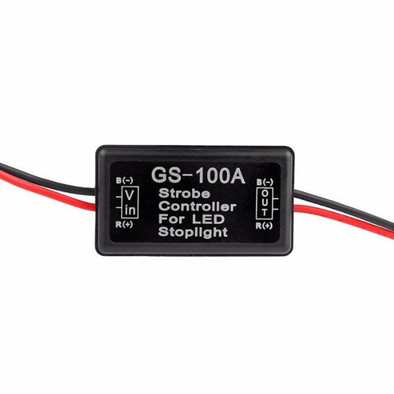 {LUCKID}Vehicle Car GS-100A LED Brake Stop Light Strobe Flash Module Controller Box