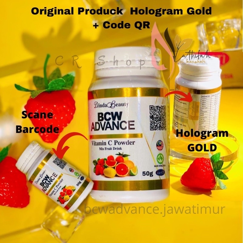 READY BCW ADVANCE  ORIGINAL BARCODE GOLD INDONESIA