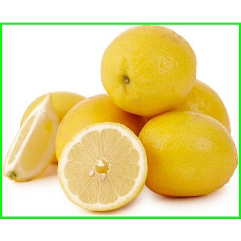 

JERUK LEMON CALIFORNIA KUALITAS SUPER 1KG (ISI 6-9 BUAH)