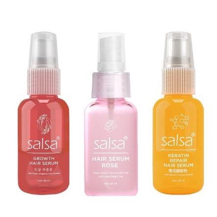 [HALAL] ^ KYRA ^ Salsa Hair Serum Rose Instant Growth Keratin Repair Spray Serum Wangi Sepanjang Hari