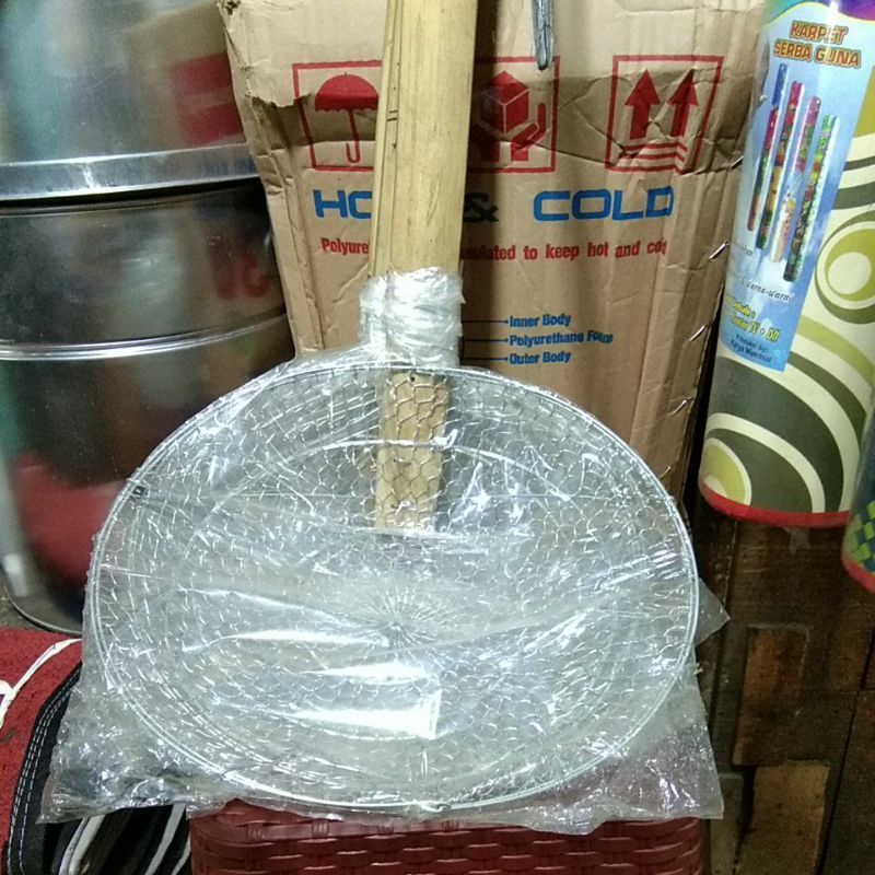 SARINGAN PENGGORENGAN JUMBO / SEROKAN KAWAT BESAR / SEROKAN PENGGORENGAN BAHAN KAWAT/ SEROKAN BESAR 