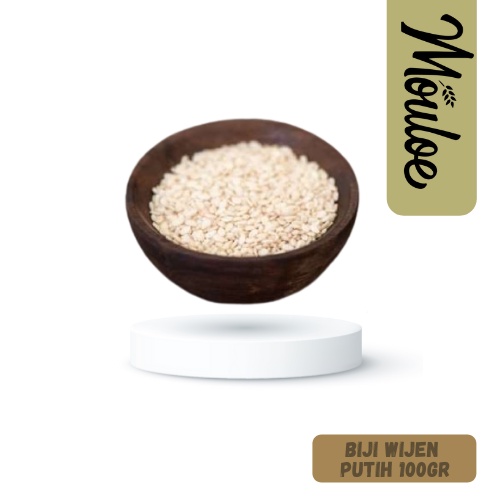 

WIJEN PUTIH 100gram | Mouloemart | biji wijen untuk taburan kue atau snack lainnya