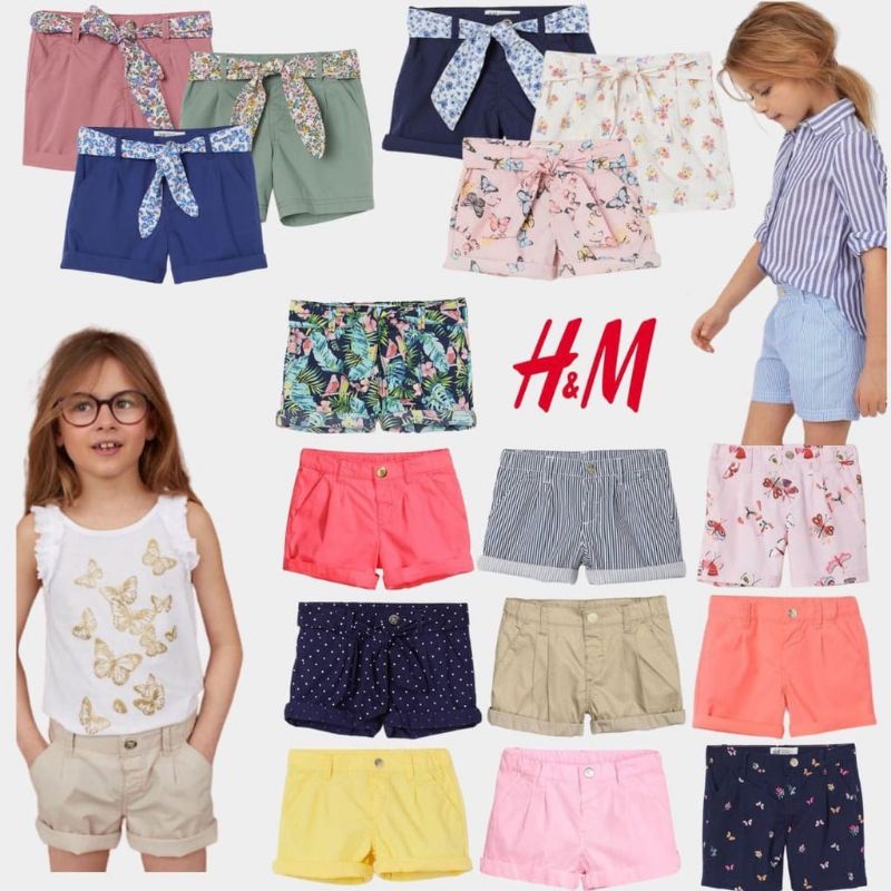 HnM Celana Pendek Girl 1-10T