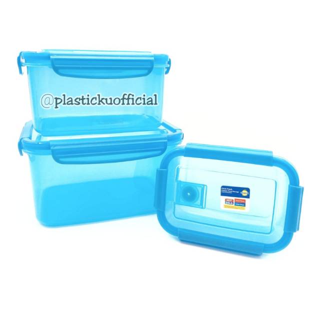 Lock and Lock Food Container 3 in 1 