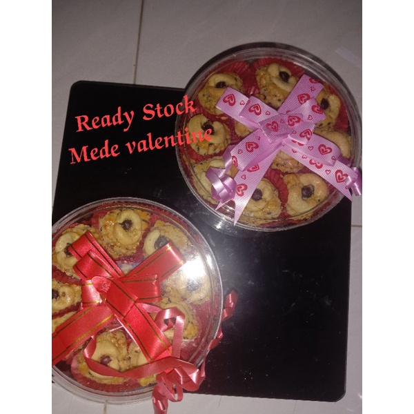 

kue kacang Mede valentine cookies