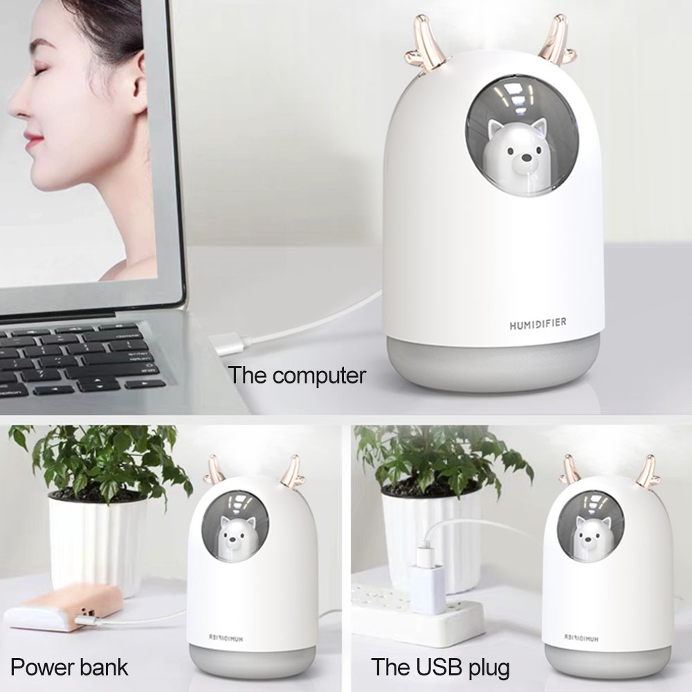 Humidifier Diffuser Aroma Diffuser 300ML Ultrasonic Oil Diffuser Aroma Terapi Pengharum Ruangan M106