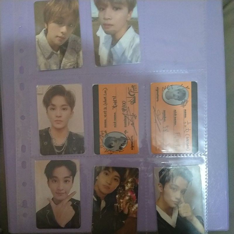 photocard pc mark haechan nct dream nct 127 wgu kick it reload