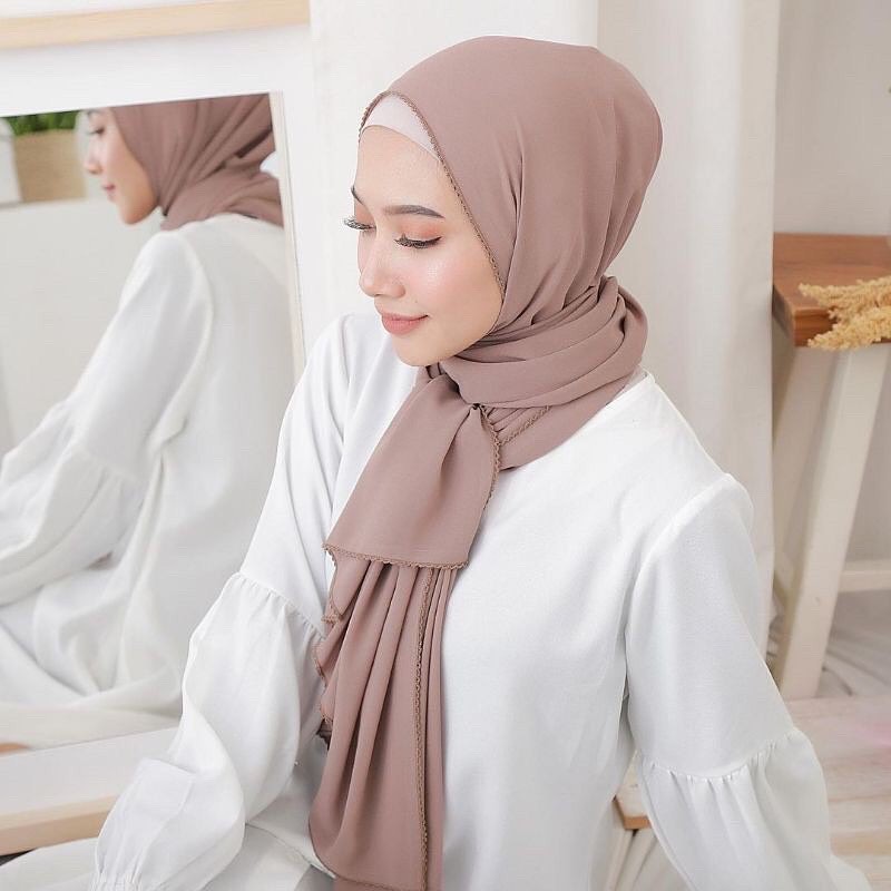 PASHMINA PICOT / PASHMINA CROCHET / DIAMOND ITALIANO JILBAB PICOT