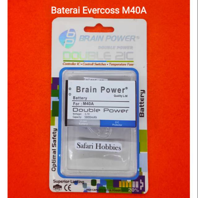 Baterai Evercoss M40A