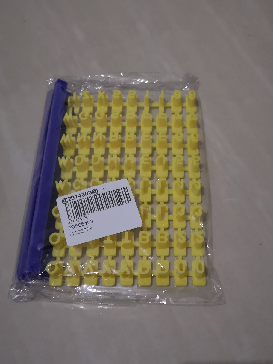 Cetakan Fondant Kue/biskuit Bentuk Alfabet & Angka