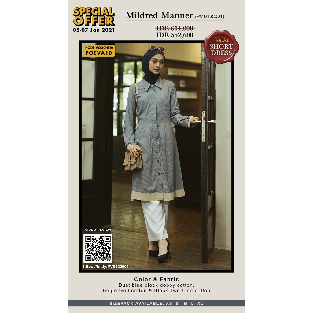 TUNIK POEVA BY TUNEECA PV-0122 CAMARADERIE