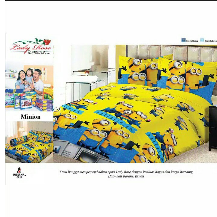 Sprei Lady RoseMinion