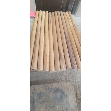 KAKI MEJA BULAT MINIMALIS  KAYU JATI