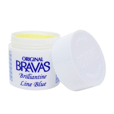 BRAVAS Pomade Oil Based BLACK 80G Medium Hold Berbasis Minyak Rambut Halal Brilliantine