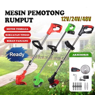 Mesin Potong Rumput Baterai 48V Cordless Lawn Mower Grass Trimmer Mesin Pemotong Rumput Taman Alat Potong Rumput
