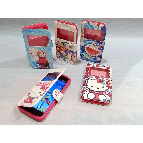 Sarung Universal Gambar Karakter 3D 4,3 - 4,8 inch LC murah Handphone Android.